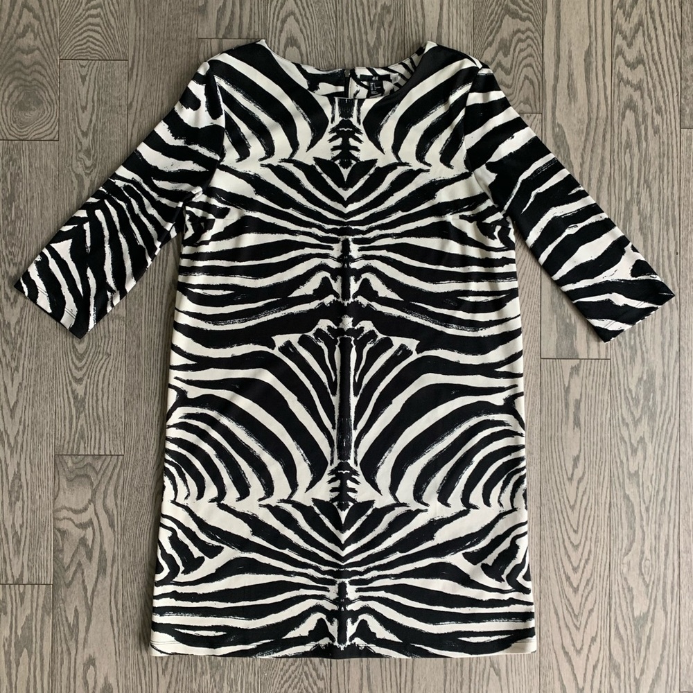H&M Zebra Pattern Dress👗✨